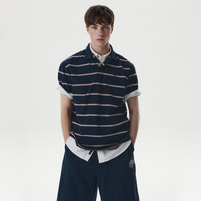 Áo Polo WHO.A.U Stripe Collar T-Shirt_WHHAG2571U