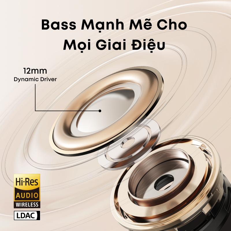 Tai nghe bluetooth kẹp tai soundcore AeroClip, đeo thoải mái, thiết kế thời trang, gọi rõ với 4 mic tích hợp | BigBuy360 - bigbuy360.vn
