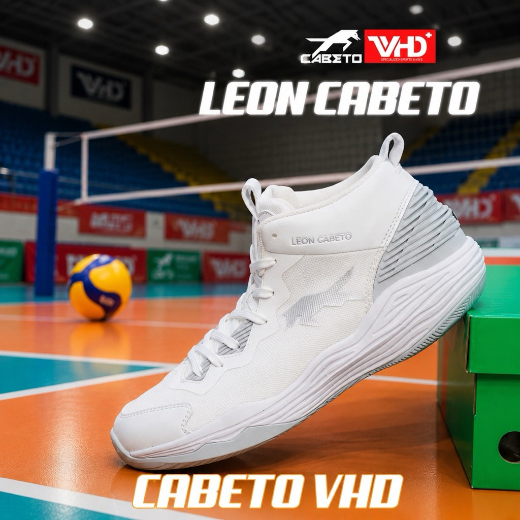 Giày bóng chuyền VHD Leon Cabeto chuyên cày sân bê tông cho nam và nữ