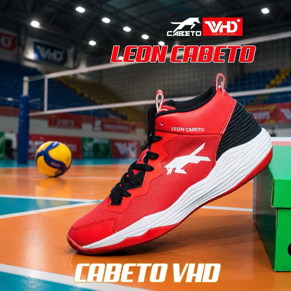 Giày bóng chuyền VHD Leon Cabeto chuyên cày sân bê tông cho nam và nữ