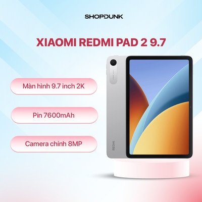 Máy Tính Bảng Redmi Pad 2 9.7 | 4GB 128GB | 4GB 64GB | Bảo Hành Chính Hãng 18 Tháng