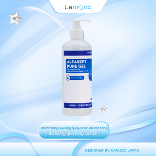 [ALFASEPT] Dung Dịch Rửa Tay Khô Alfasept Pure Gel Dạng Gel Phù Hợp Với Da Nhạy Cảm 500mlz