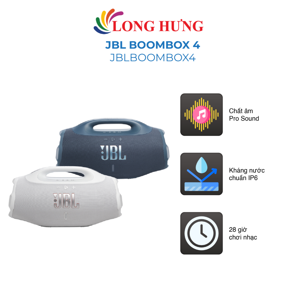 Loa Bluetooth JBL Boombox 4 JBLBOOMBOX4 - Hàng chính hãng