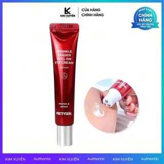 Kem dưỡng mắt Prettyskin Wrinkle Eraser Roll On Retinol Eye Cream 30ML
