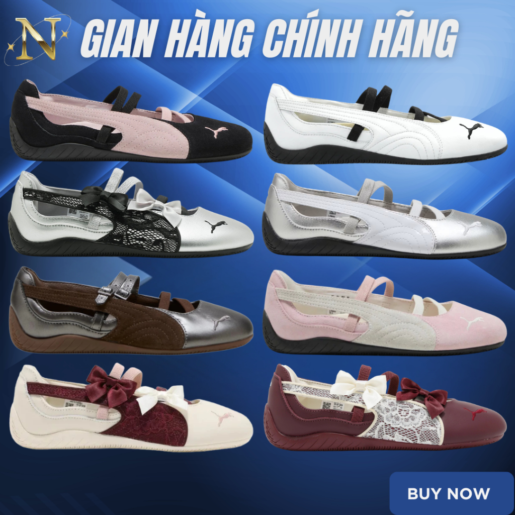 [𝙎𝘼𝙇𝙀 Chính Hãng] Giày Sneaker PM Speedcat Ballet Basic Nữ AUTHENTIC