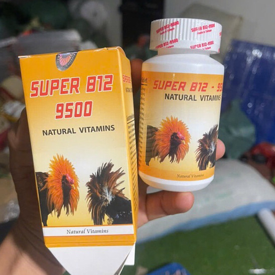 Vitamin Tổng Hợp B12 9500 Cho gà 100 Viên Lọ Cao Cấp