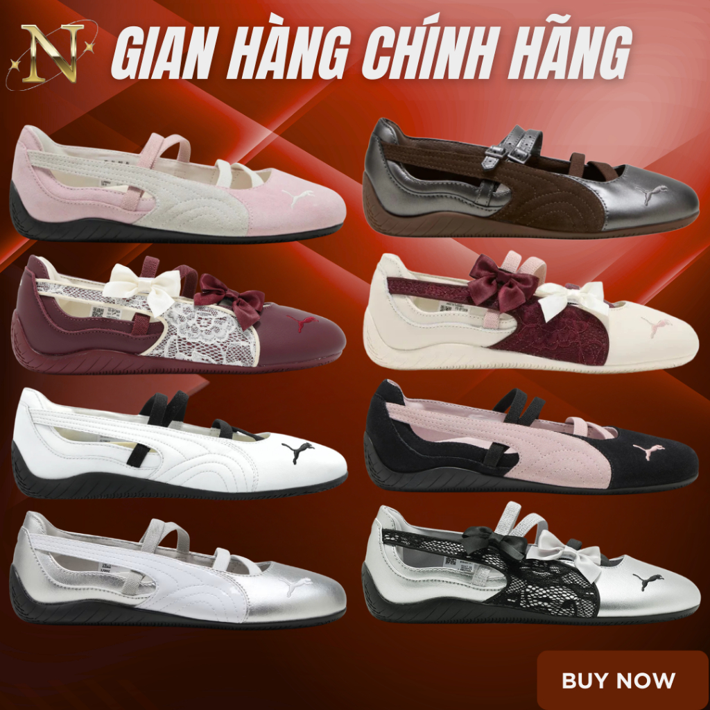 [HÀNG CHÍNH HÃNG] Giày Puma Speedcat Ballet Basic Nữ Quai Ngang AUTHENTIC