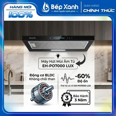 [FREESHIP- HCM] Máy hút mùi âm tủ Ecalite EH-ATS7023 LITE - Ngang 700mm