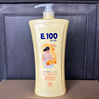 Sữa tắm E100 hương Silky 800g / 1.2Kg ( Mầu Vàng )