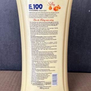 Sữa tắm E100 hương Silky 800g