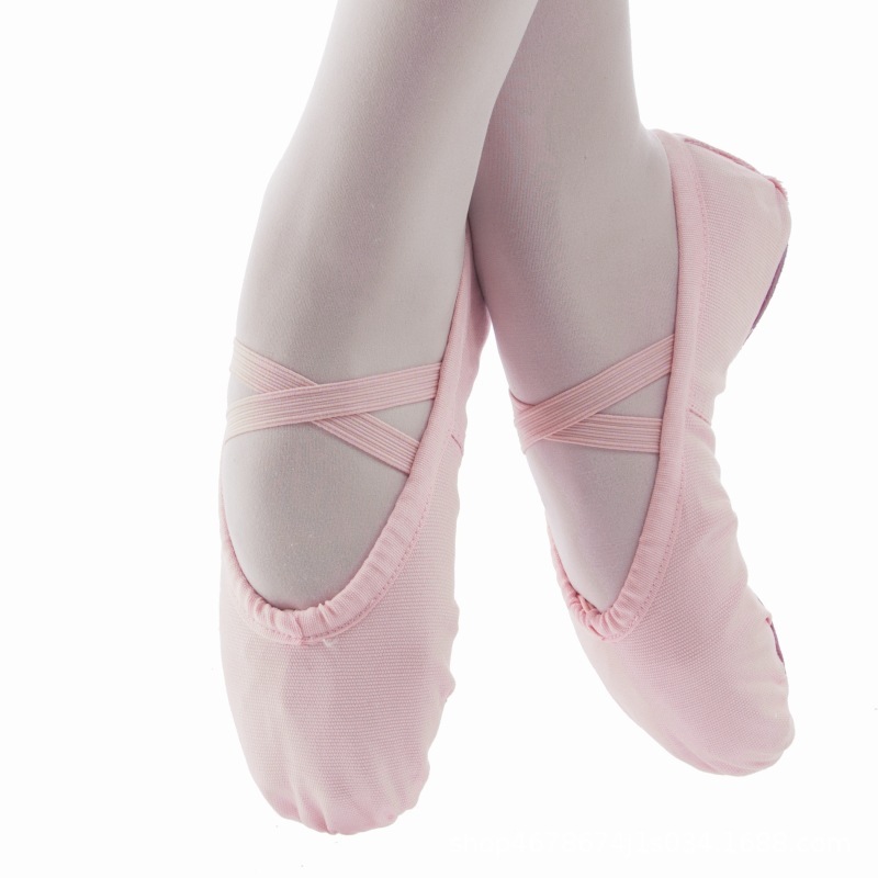 (Phiên bản đẹp) Giày múa ballet trẻ em và người lớn, giày ballet