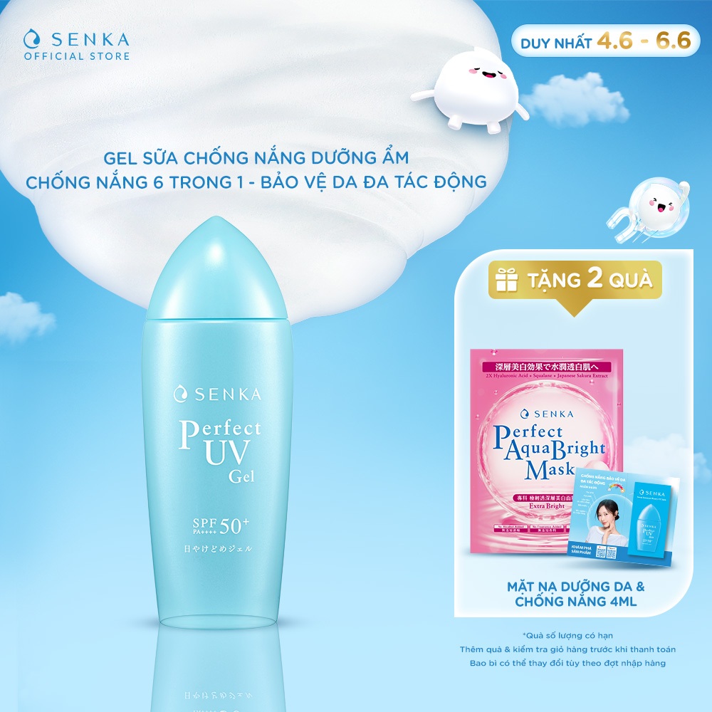 Gel sữa chống nắng Senka Perfect UV Gel 80ml