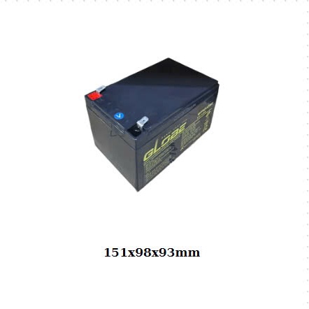 Pin Ắc Quy GLOBE 12V 12Ah WP12-12SE dùng cho Loa kéo- UPS-  thắp sáng