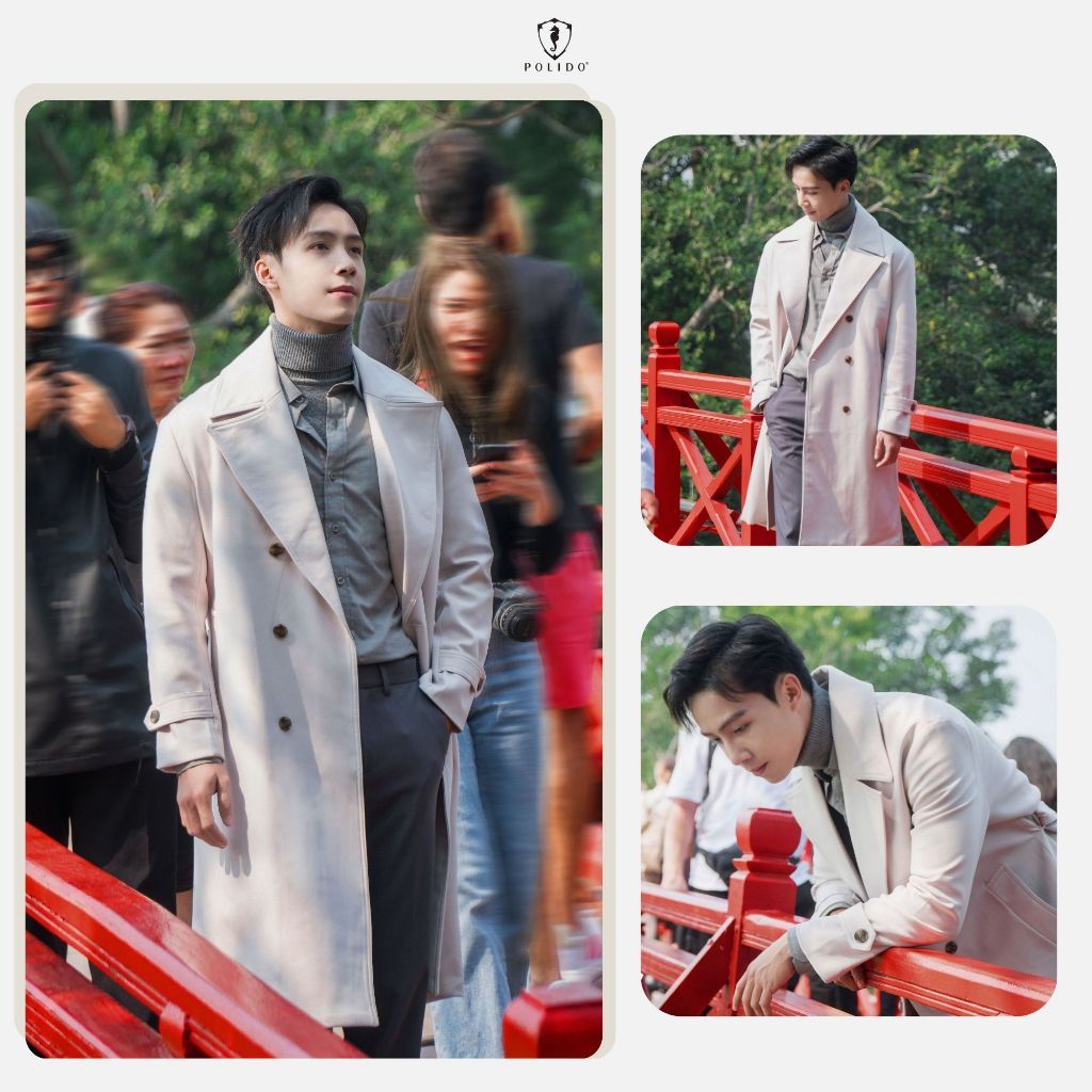 TRENCH COAT DÁNG DÀI POLIDO ẤM ÁP THỜI TRANG NAM LỊCH LÃM