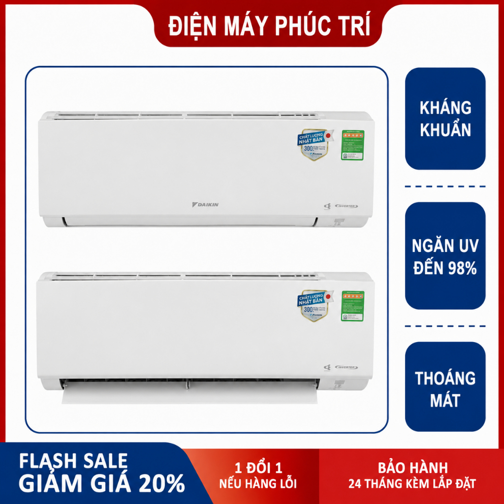 Máy lạnh DAIKIN FTKB25ZVMV/RKB25ZVMV