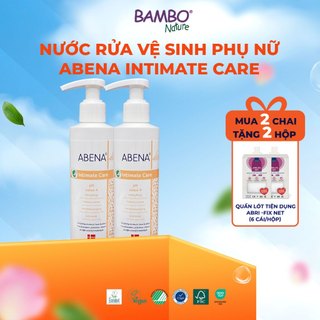 Dung dịch vệ sinh phụ nữ abena intimate care ph 4.0 dịu nhẹ cho da nhạy cảm 200ml nhập khẩu đan mạch