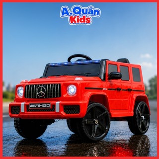 Xe ô tô điện trẻ em mã XGD-2023 4 bánh 2 động cơ MecG63AMG có điều khiển từ xa tải trọng 60kg