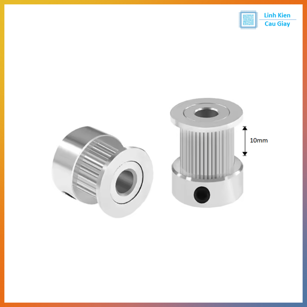 Puly GT2 Rộng 10mm 20 Răng Trục 5 /6.35 /8