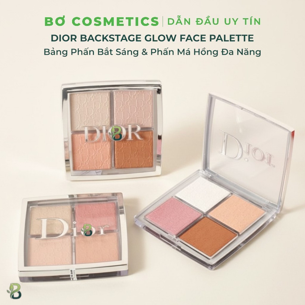 Bảng Highlight Backstage Glow Face Palette | Bơ Cosmetics