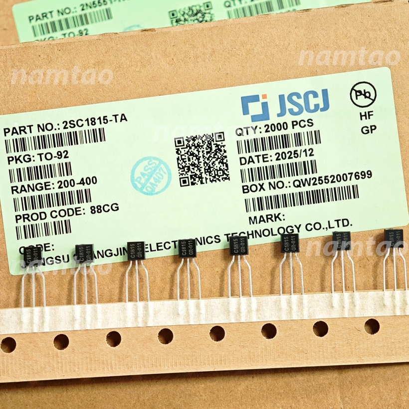 Transistor 2SC1815 2SA1015 , A1015 C1815 chính hãng CJ chân đồng