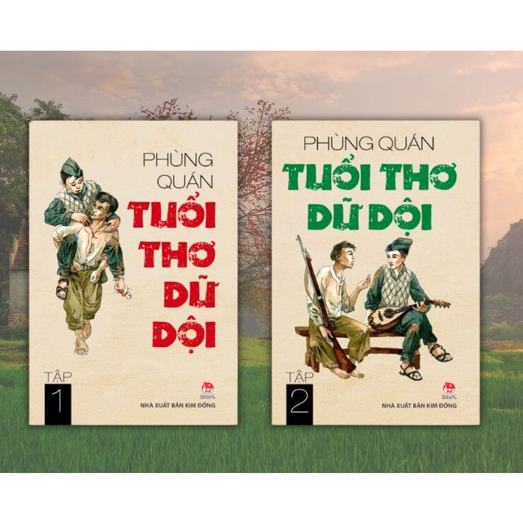 Sách - Combo 2 cuốn Tuổi Thơ Dữ Dội - Kim Đồng