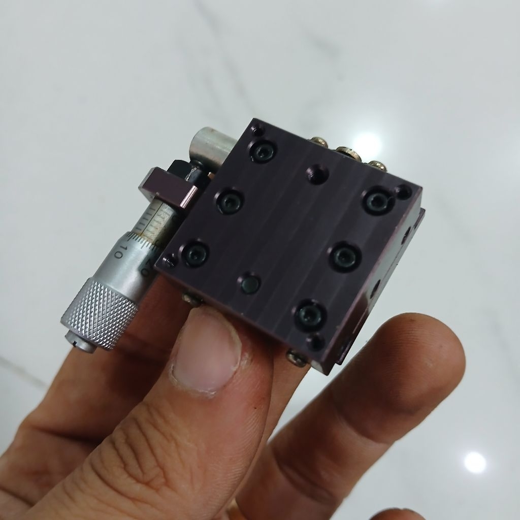 [30x30] bàn trượt một trục kích thước 30x30 XY panme nhỏ 6mm Tinh chỉnh