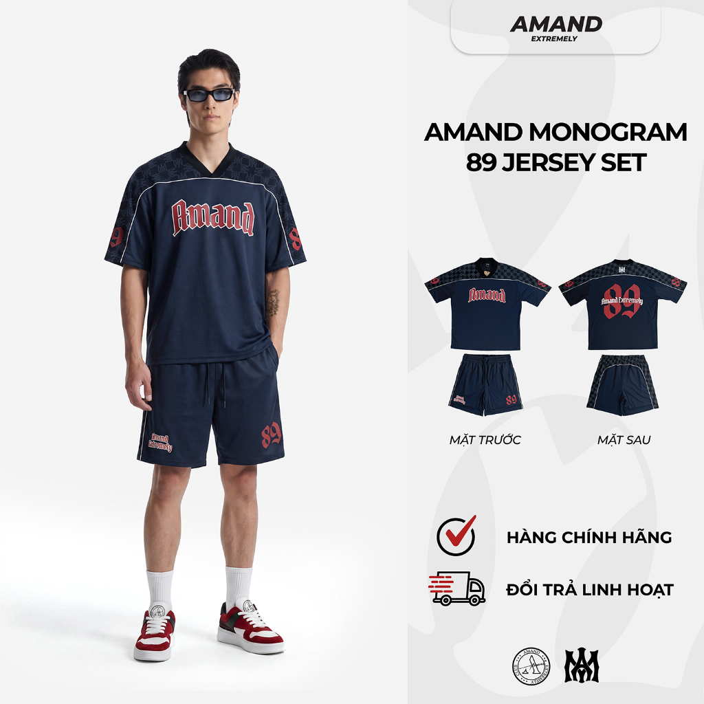 Bộ quần áo Monogram 89 Jersey set QA024