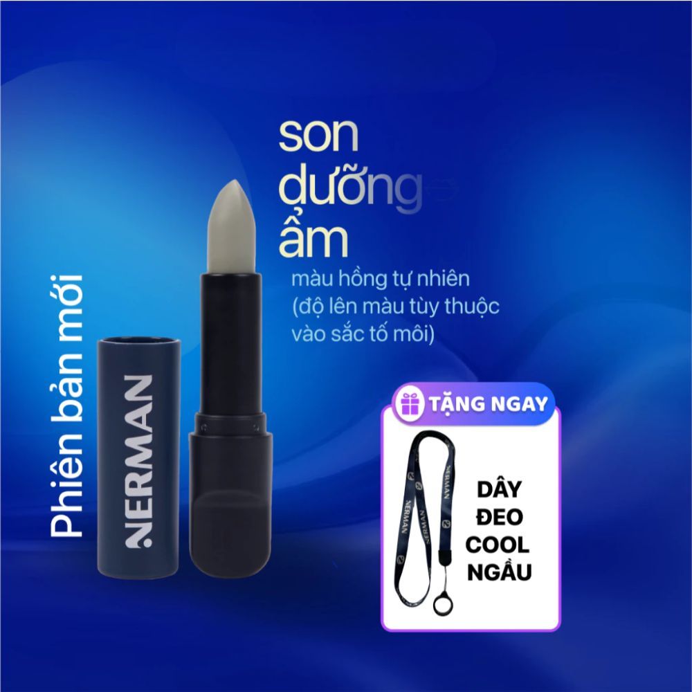 Ảnh 3 của Son dưỡng cho nam Nerman 2 in 1 dưỡng ẩm, ngừa thâm môi.