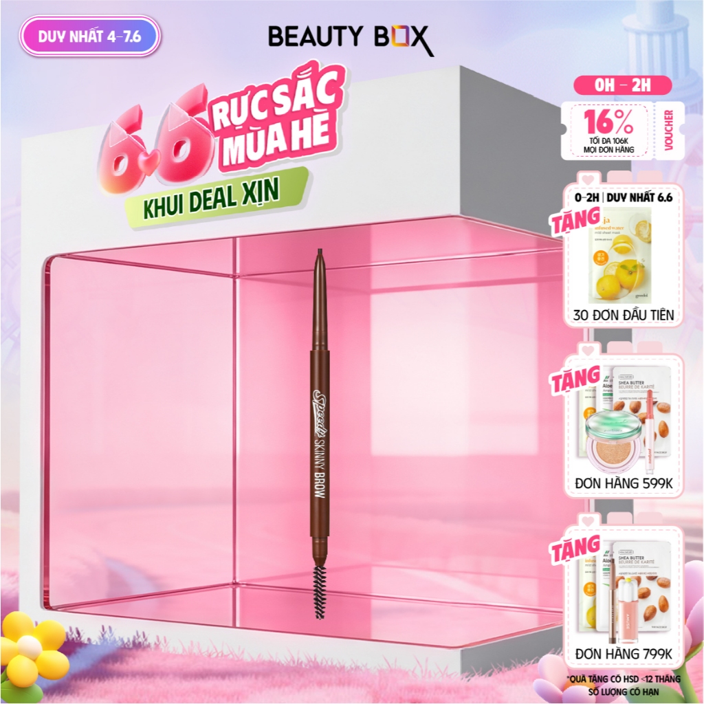 [Săn Sale] Chì Chân Mày Peripera Speedy Skinny Brow 0.05g