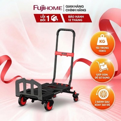Xe đẩy đa năng 2 in 1 Fujihome FTM-150 - Chuyển Đổi Linh Hoạt, Tải Trọng Lên Đến 150KG