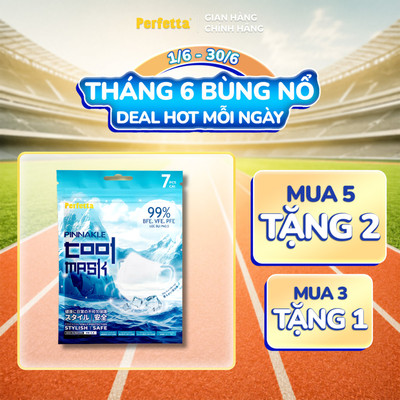 KEY LIVESTREAM - Khẩu Trang Perfetta Coolmask (7 cái/gói)