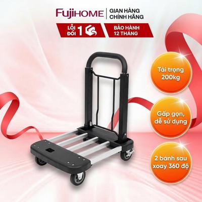 Xe đẩy gấp gọn đa năng Fujihome HTM-200, CHỊU TẢI 200KG, GẤP GỌN THÔNG MINH