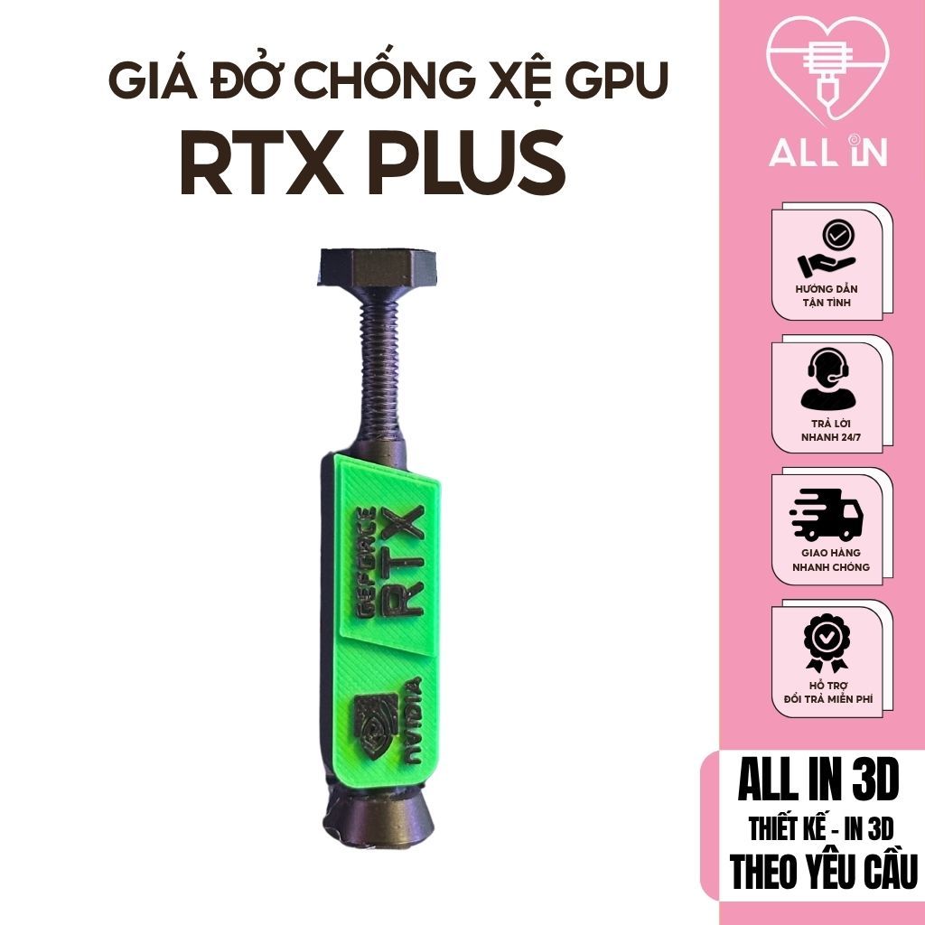 Giá Đở Chống Xệ GPU Nvidia Plus In 3D [ALL IN 3D]