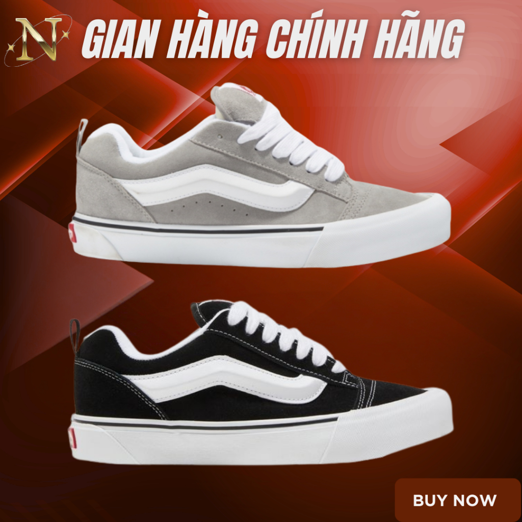 [𝙎𝘼𝙇𝙀 Chính Hãng] Giày Vans Knu Skool AUTHENTIC. Giày Sneaker Vans Knu Basic Nam Nữ. Bao Check