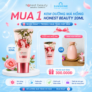 Kem dưỡng má hồng tự nhiên hữu cơ Honest Organic Cosmetic Like A Rose 3ml & 20ml
