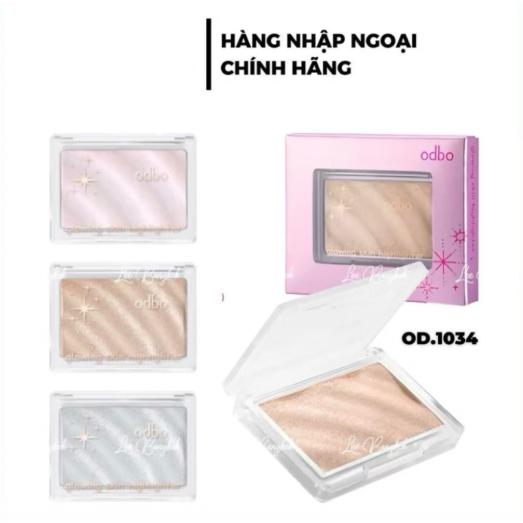 ( Hàng Thailand ) Phấn bắt sáng , hightlight ODBO Glowing Skin - Mẫu OD1304