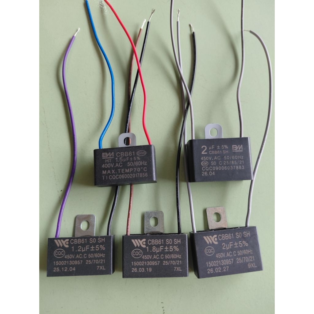 CHÍNH HÃNG SENKO- WE - BM, Chuyên Thay thế Cho Quạt SENKO: 1.2uf,1.8uf, 2.0uf…