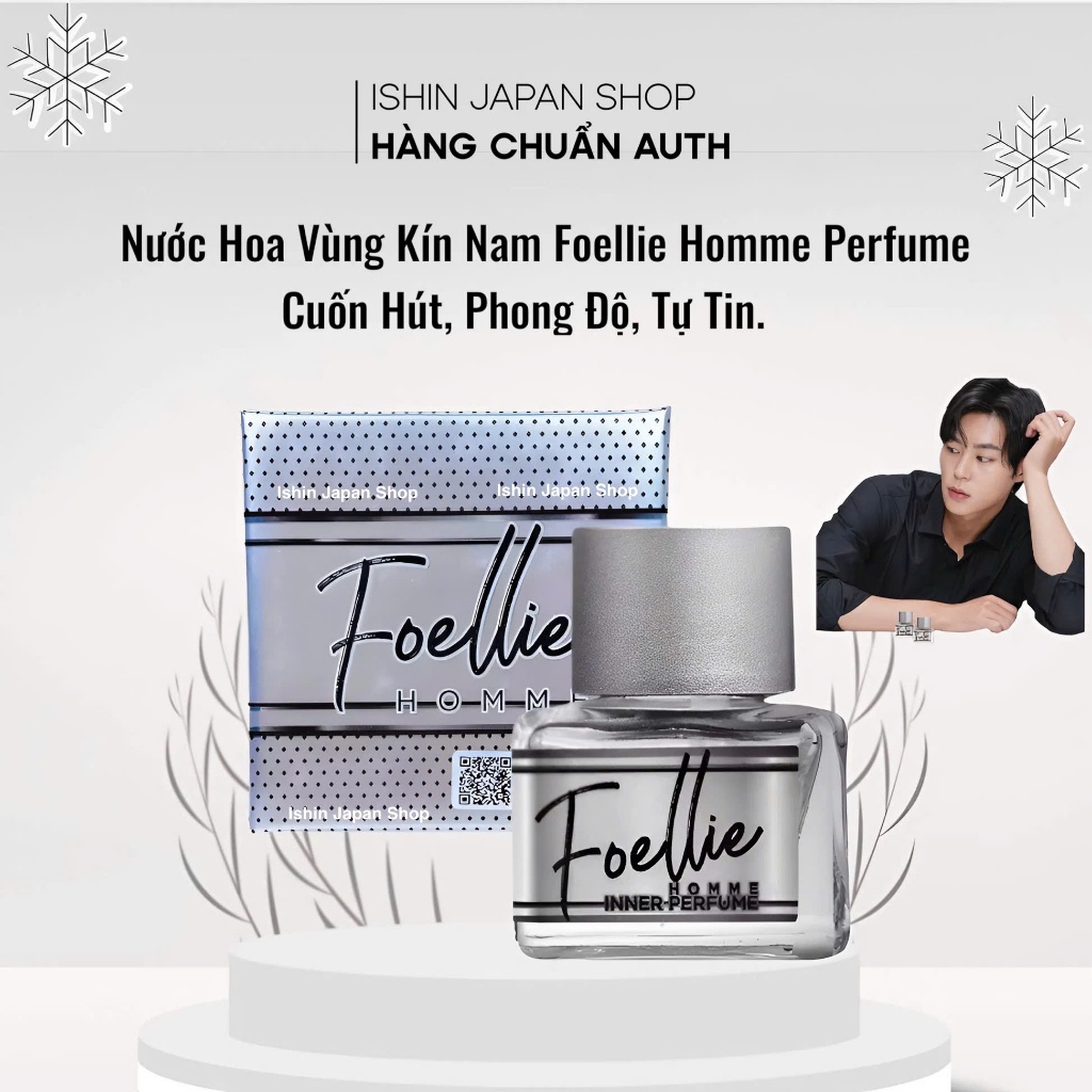 (Che Tên) Nước Hoa Vùng Kín Nam Foellie Homme Inner Perfume Cuốn Hút, Phong Độ, Tự Tin - Ishin Japan