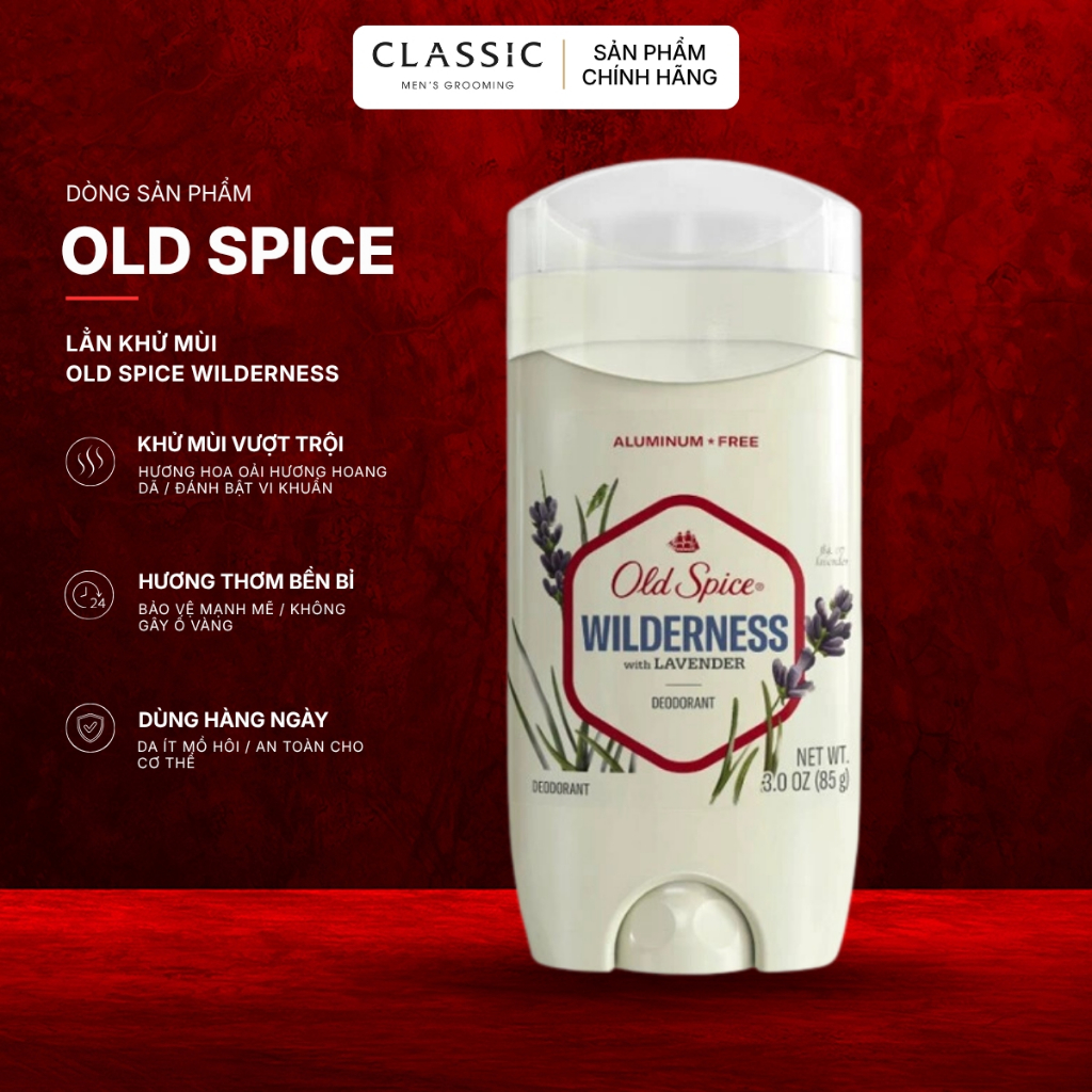 Lăn khử mùi Old Spice Wilderness Deodorant 85g