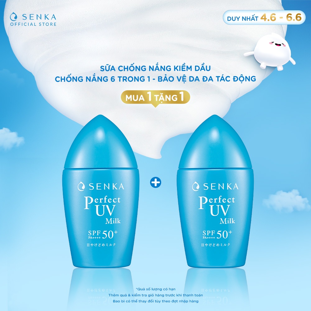 Kem chống nắng dạng sữa Senka Perfect UV Milk 40ml
