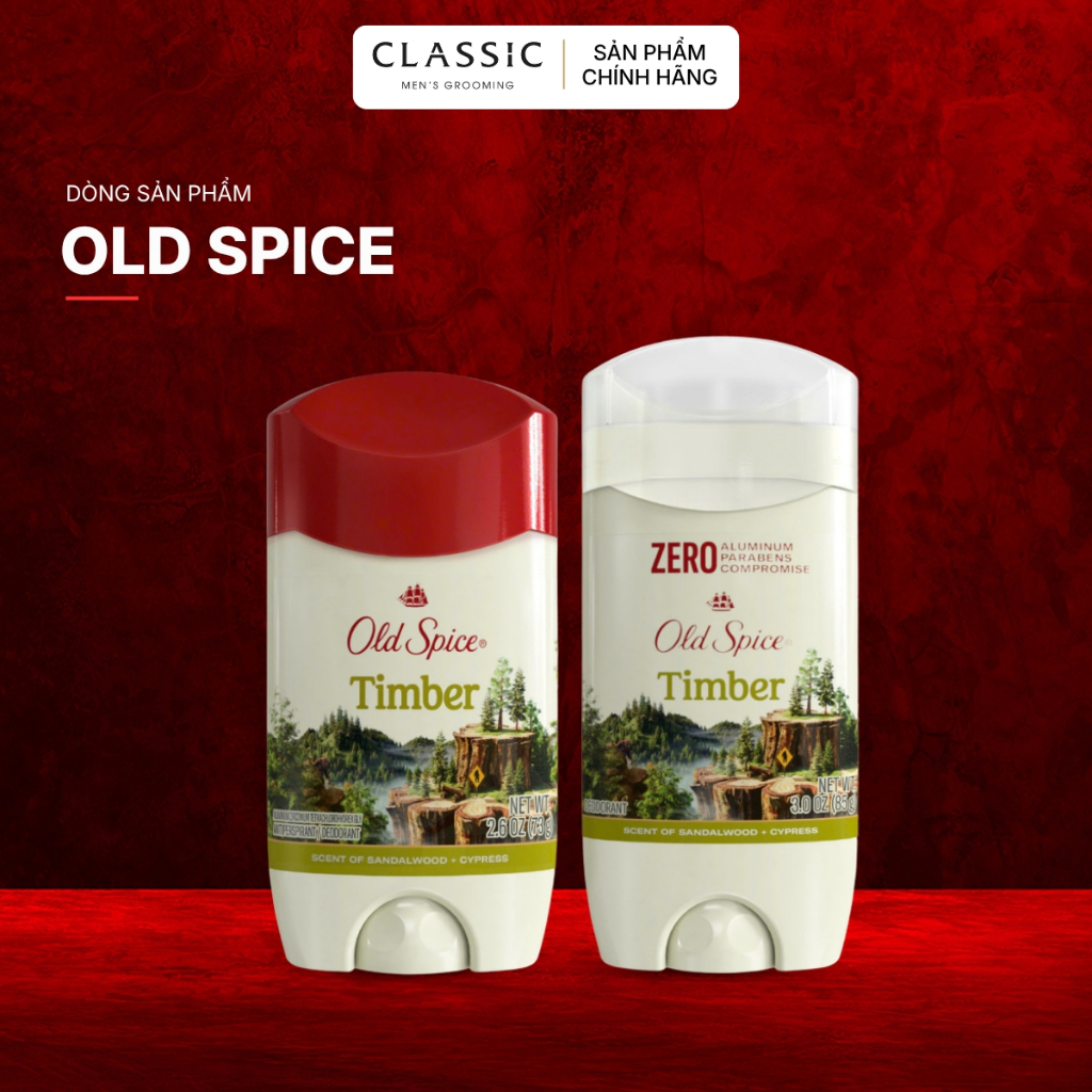 Lăn khử mùi Old Spice Timber Deodorant
