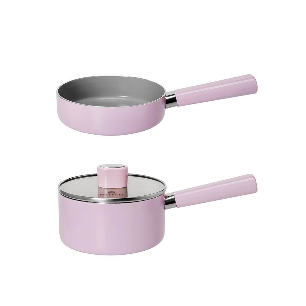 Bộ nồi chảo chống dính sứ Elmich Baby EL 1168 | BigBuy360 - bigbuy360.vn