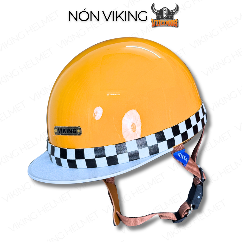 [XẢ KHO] Mũ bảo hiểm nửa đầu VIKING Bosozoku Japan Style, Nón bảo hiểm Vintage lưỡi trai
