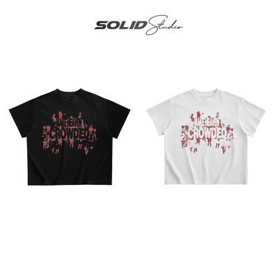Áo Thun Boxy "CROWN" SolidStudio Local Brand Unisex Nam Nữ Oversize - TS62