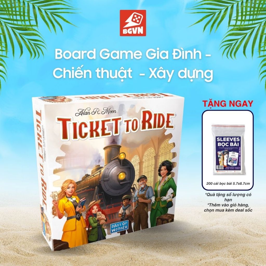Ticket To Ride - Refresh 2025 | Board Game Kinh Điển Xây Đường Ray Xe Lửa Chính Hãng