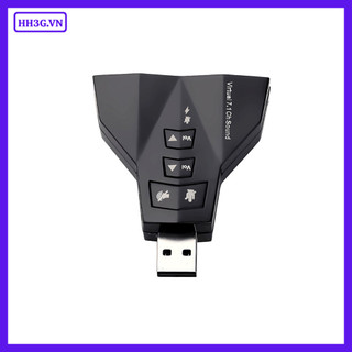 USB Sound Card 2.0 3D – Dùng Cho Máy Tính PC, Laptop Giúp Kết Nối Micro, Tai Nghe, Loa, Karaoke,...