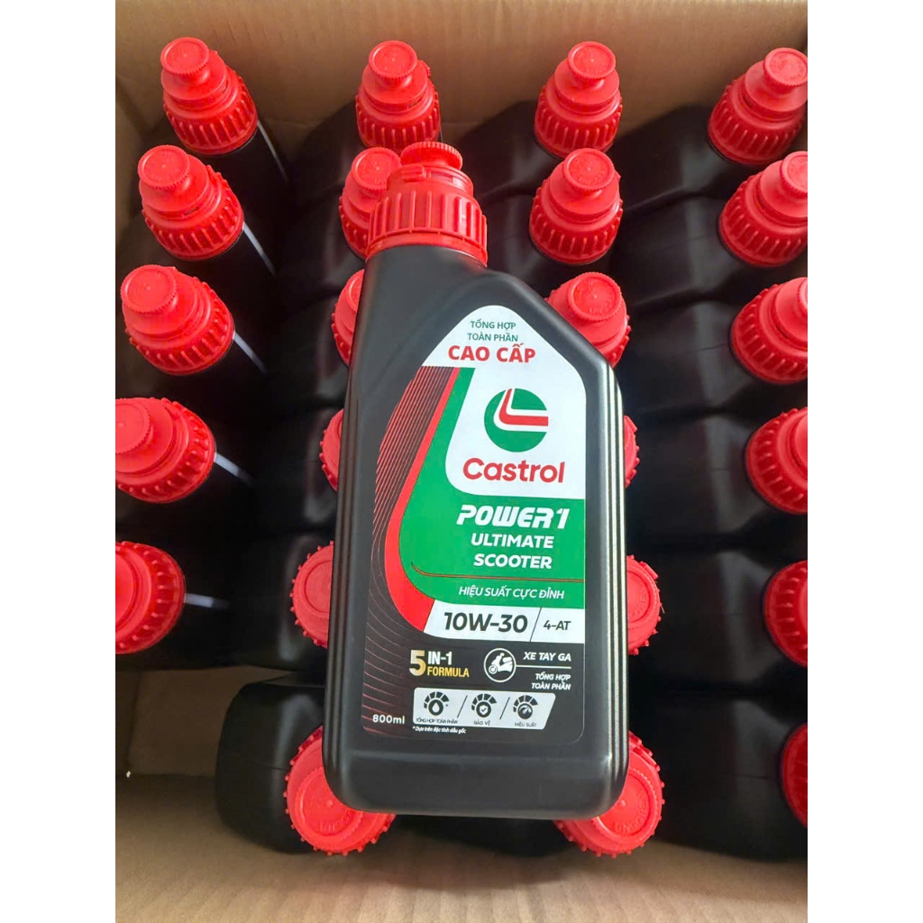 Nhớt Castrol Power 1 Ultimate Scooter 800ml – Dầu nhớt xe tay ga cao cấp