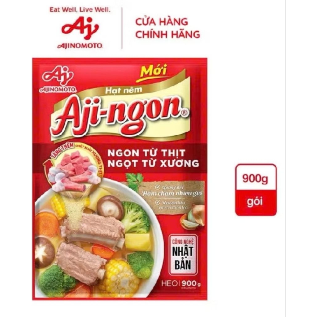 Hạt nêm Aji ngon 900g