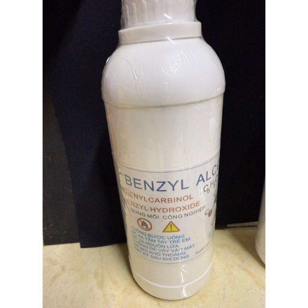 TẨY RỬA BENZYL ALCOHOL 99,99% ( PHENYL CARBITOL, BENZYL HYDROXIDE) C6H5CH2OH
