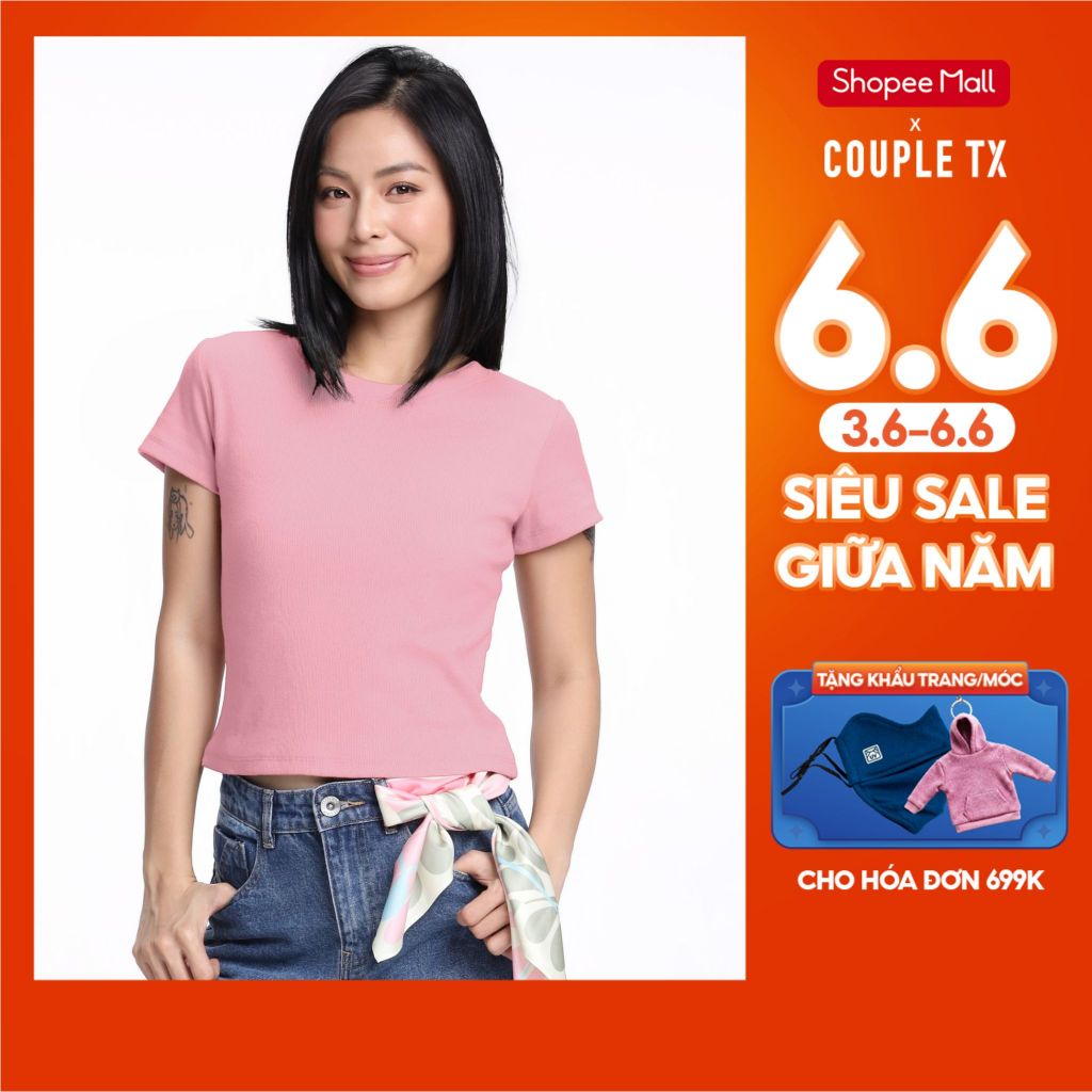 Áo Thun Nữ Couple TX Basic WTS 2534